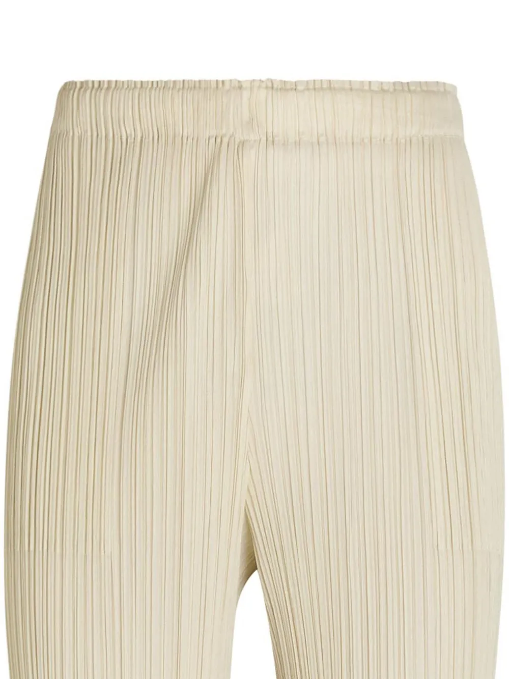 Issey Miyake Monthly Colors : May geplooide straight broek Beige