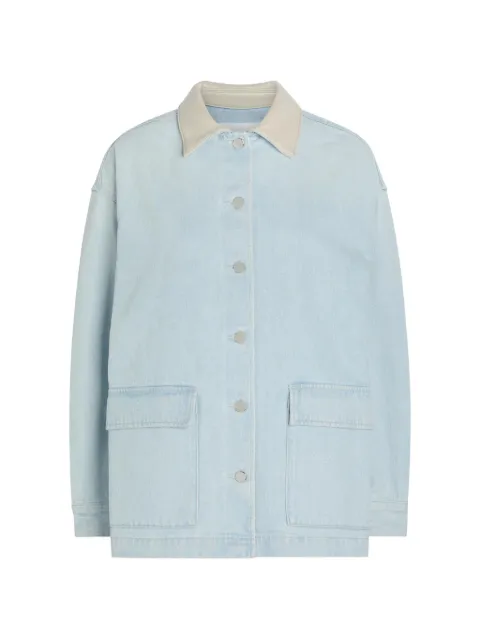 AGOLDE x Maria McManus oversized button-down cotton denim jacket