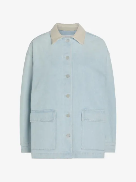 AGOLDE x Maria McManus oversized button-down cotton denim jacket