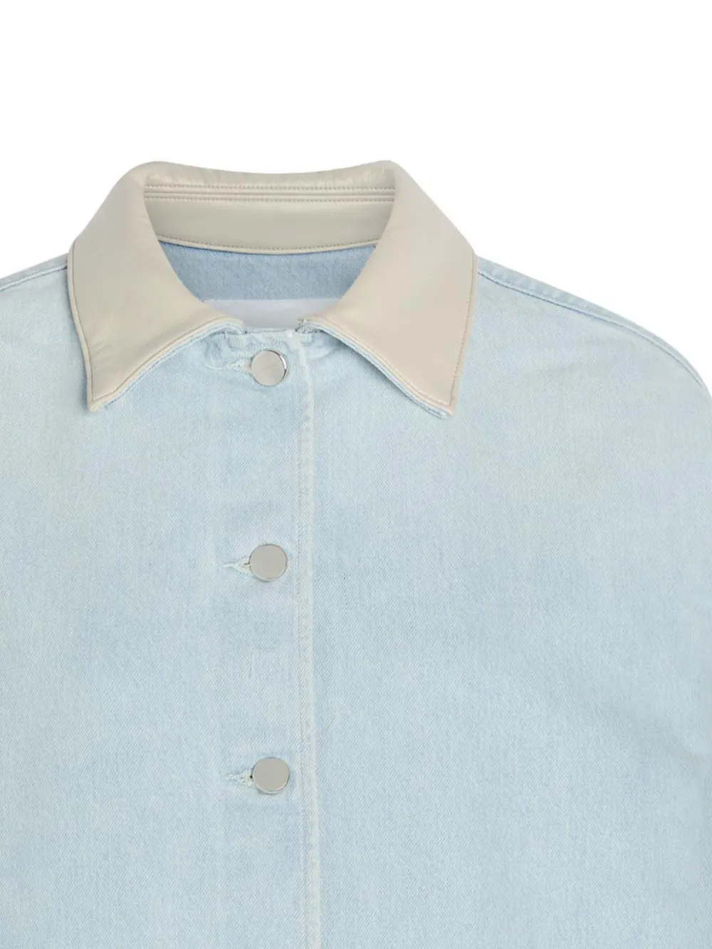 AGOLDE x Maria McManus oversized button-down katoenen denim jack Blauw