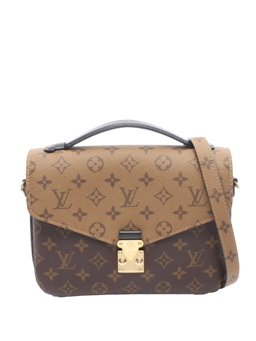 Louis Vuitton Pre-Owned 2021-2026 Monogram Reverse Pochette Metis satchel - Marrone