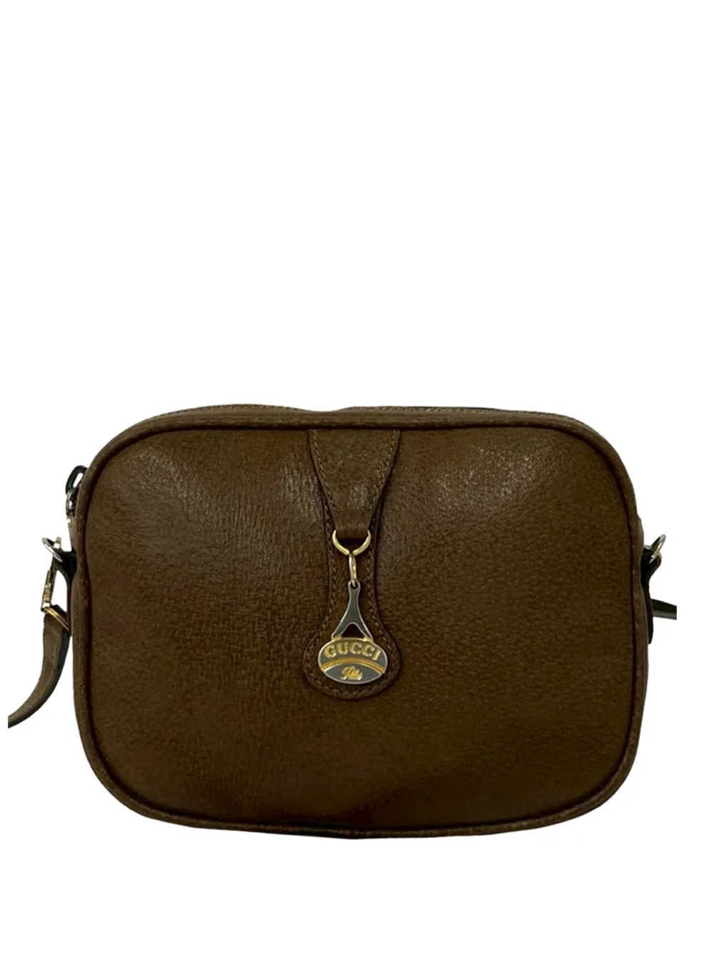 Gucci Pre-Owned 20th Century GG Plus Leather crossbody bag - Marrone