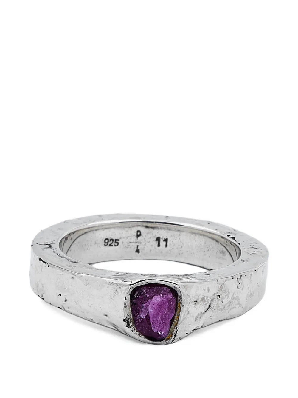 Parts of Four Sistema ruby ring - Argento