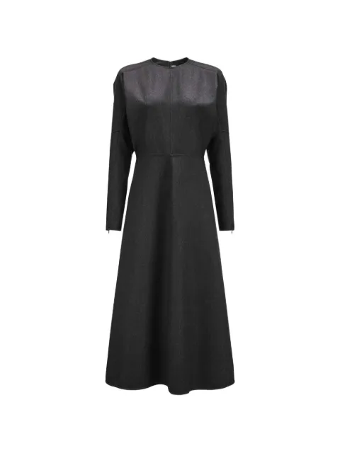 Victoria Beckham Dolman long-sleeve midi dress