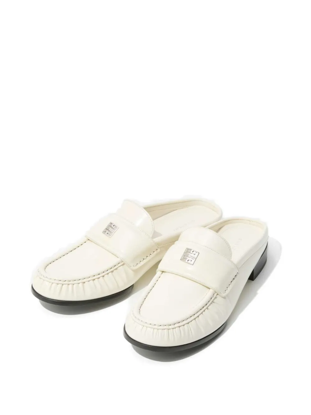 Givenchy 4G logo-plaque mules Wit