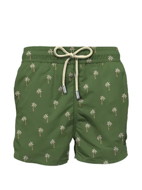 MC2 Saint Barth Patmos jacquard-palm swim shorts