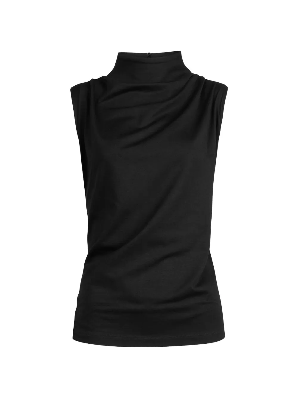 Marcella Finch draped sleeveless top - Nero