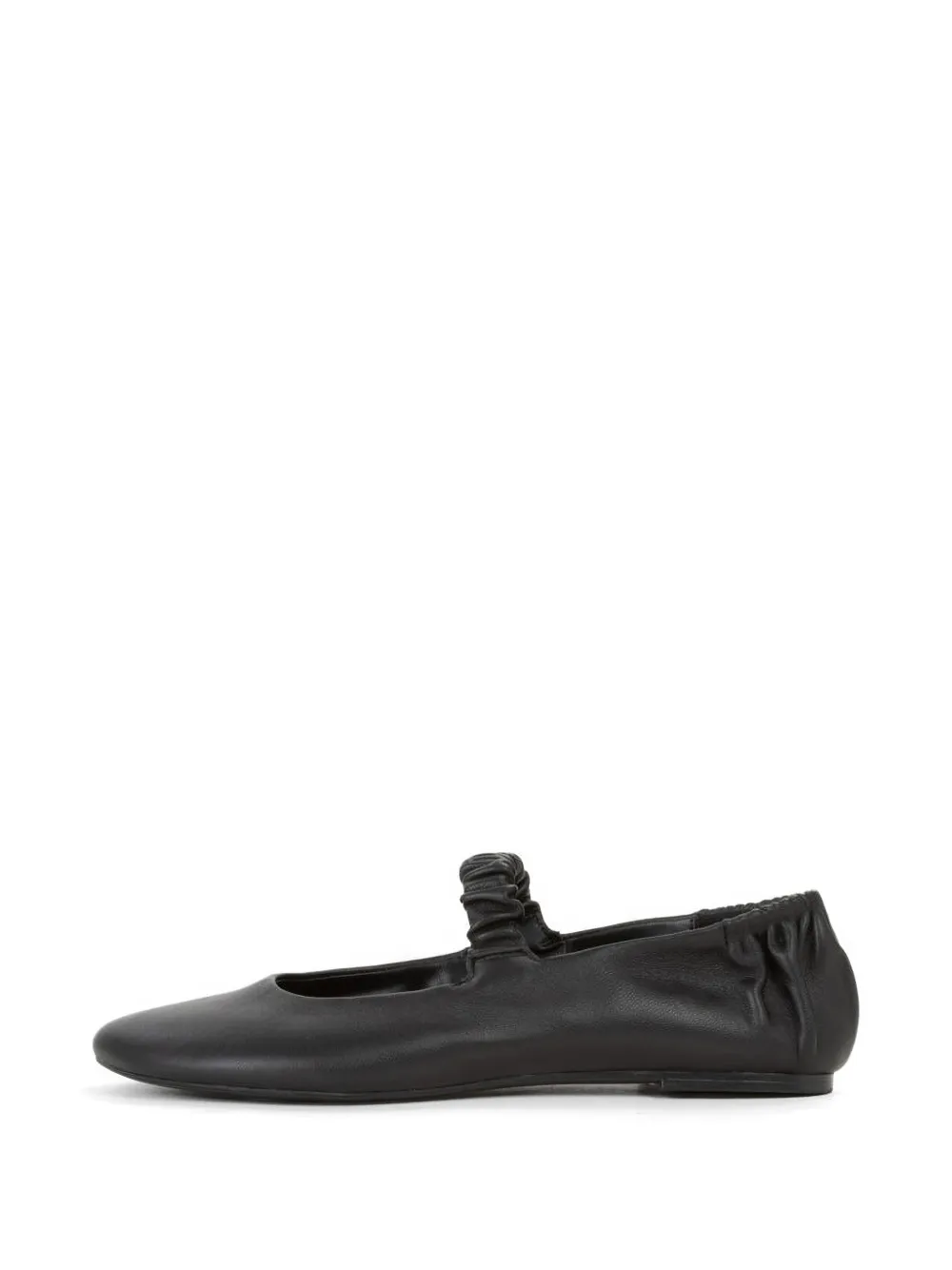 V°73 Alene ruched-strap ballet flats - Nero