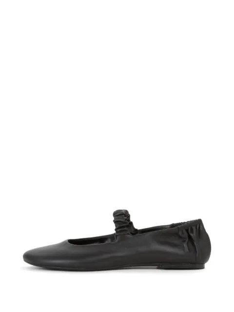 V°73 Alene ruched-strap ballet flats