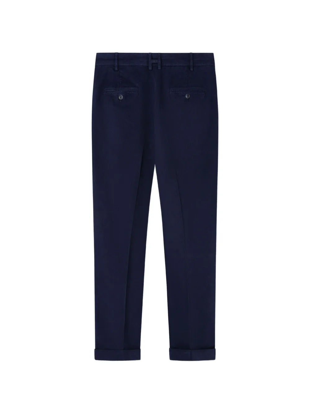Hackett London Fulham geplooide katoenen broek Blauw