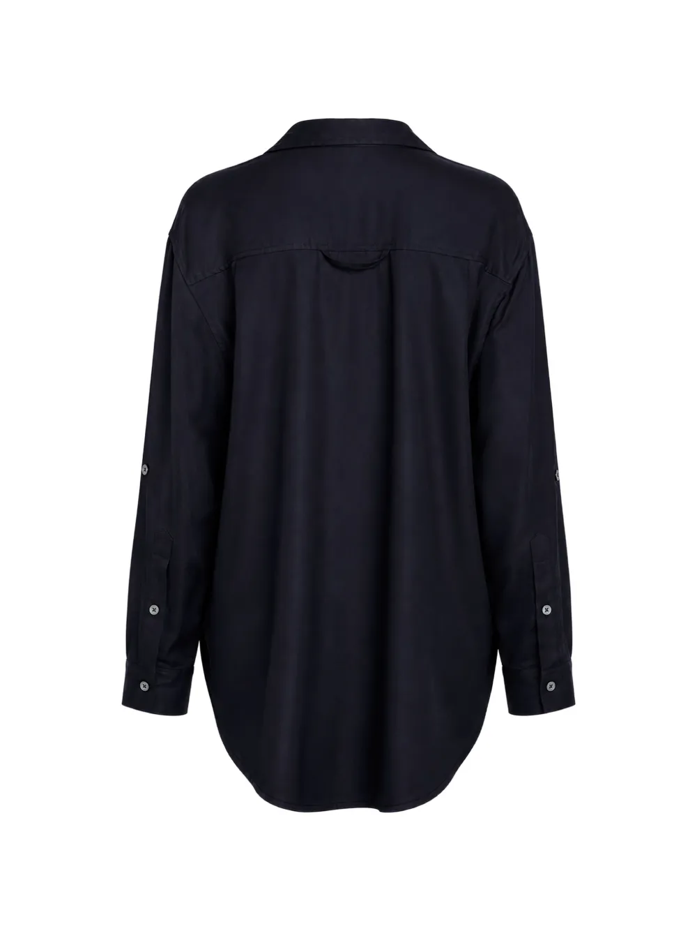 Citizens of Humanity Kayla blouse met borstzak en gewelfde afwerking Blauw