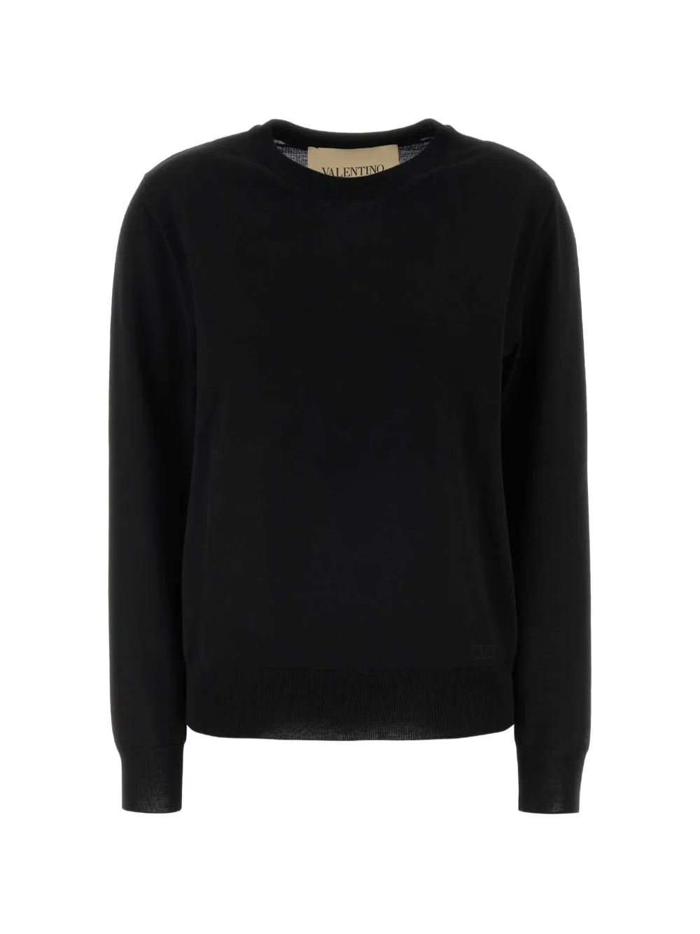 Valentino Garavani VLogo crew-neck sweater - Schwarz