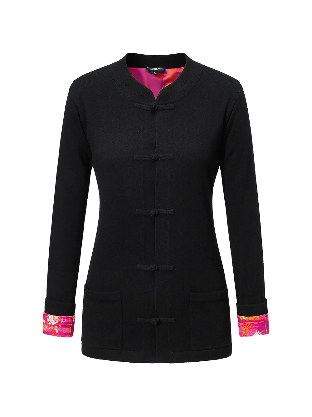 Shanghai Tang Tang cashmere cardigan - Nero