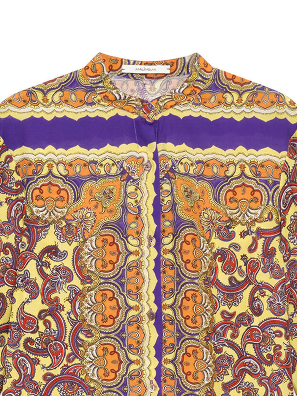  Maliparmi Camisa Sunset Paisley - Amarillo 