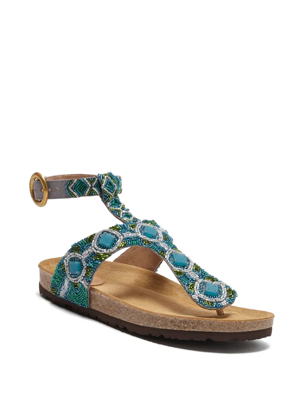 MALIPARMI Diamond Beads Infrabijoux sandals Blauw