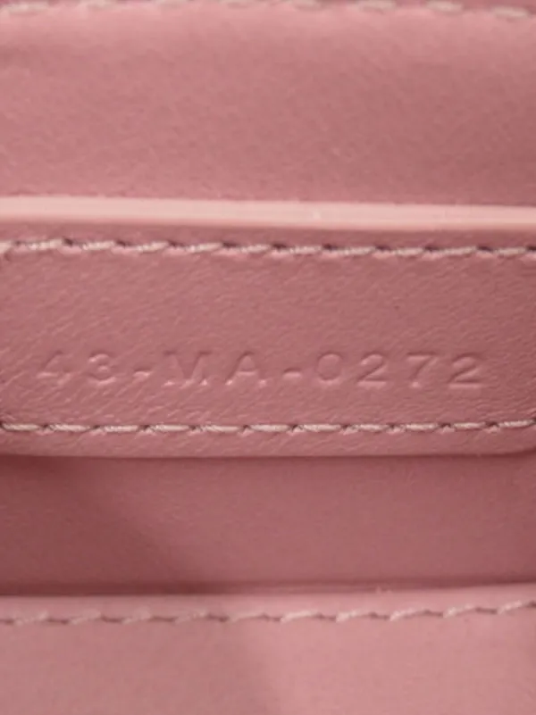 Christian Dior Pre-Owned 2022 Micro Patent Cannage Lady Dior Cube