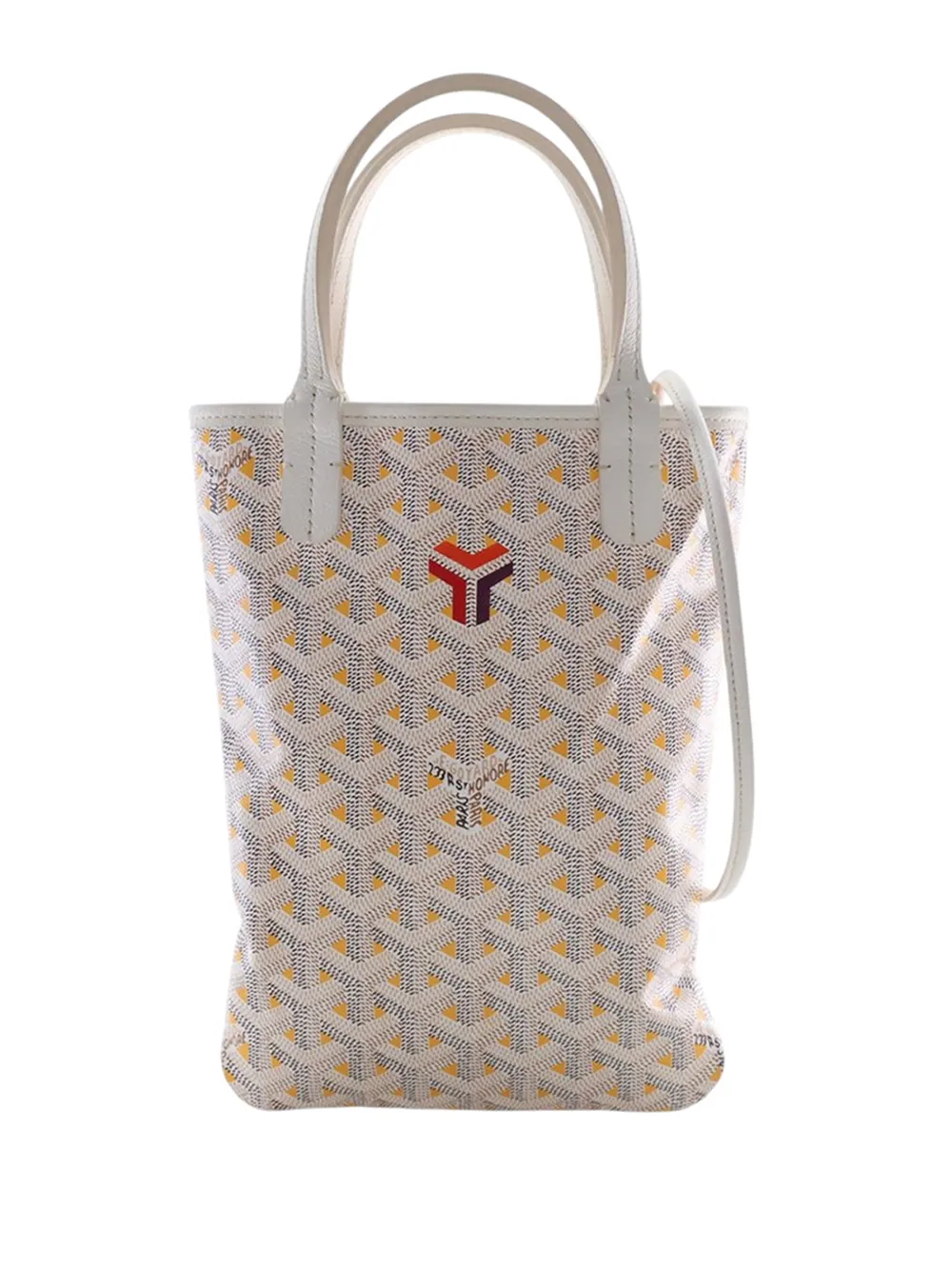 Goyard Pre-Owned 2010-2026 Goyardine Poitiers Claire Voie satchel - Bianco