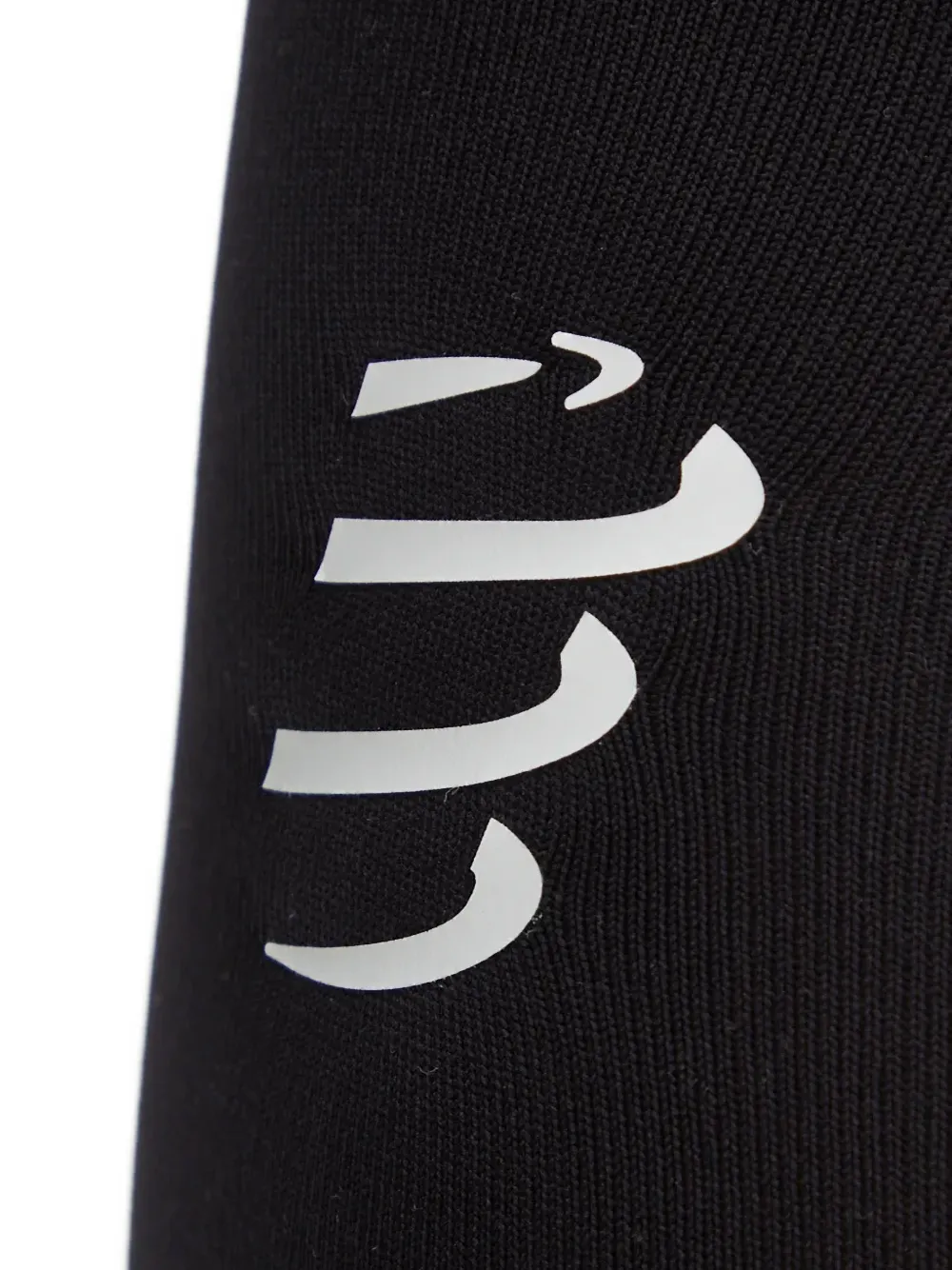 Compressport Fietsshorts met logoprint Zwart