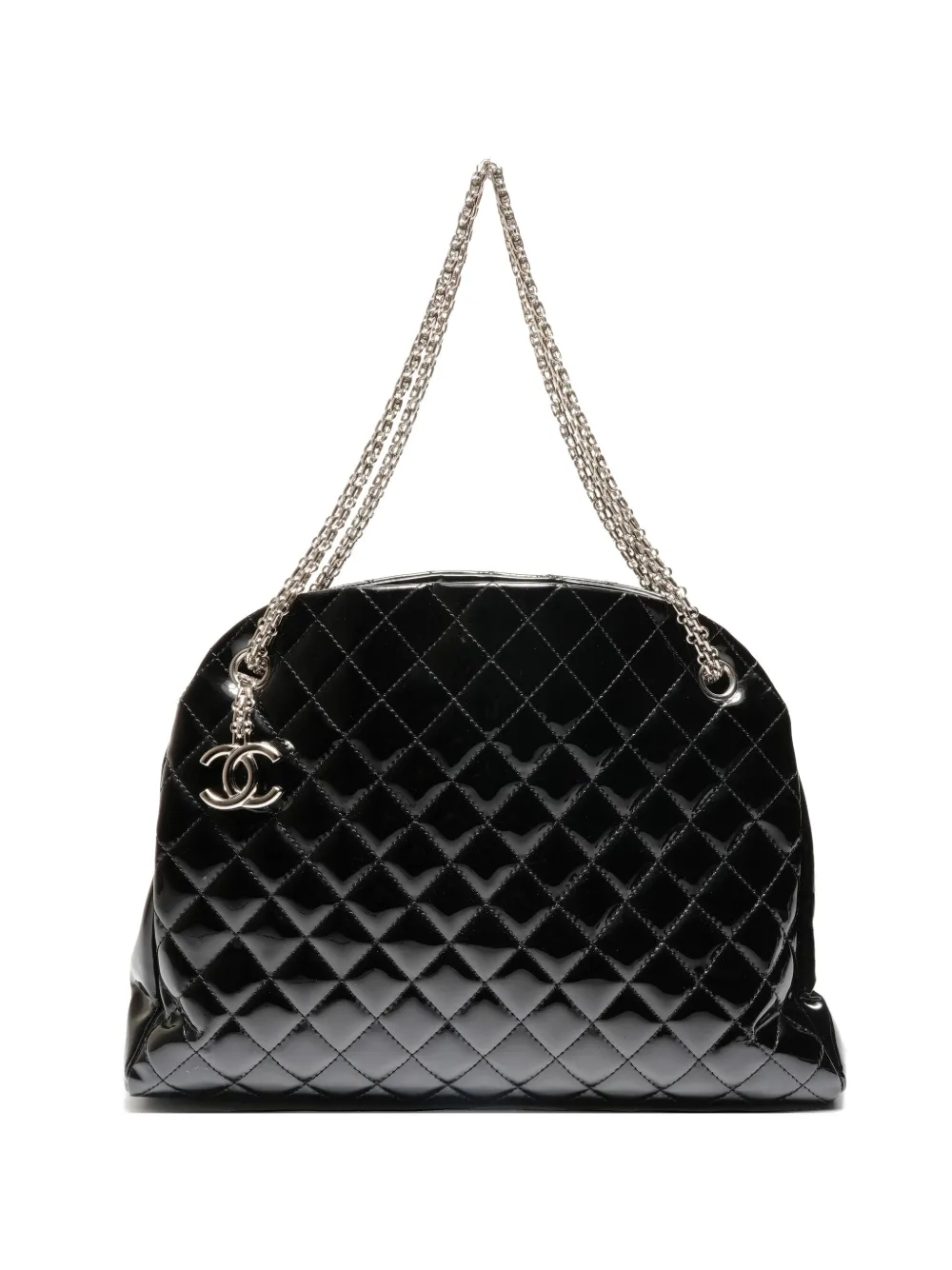 CHANEL Pre-Owned 2010-2012 Mademoiselle quilted tote bag - Black