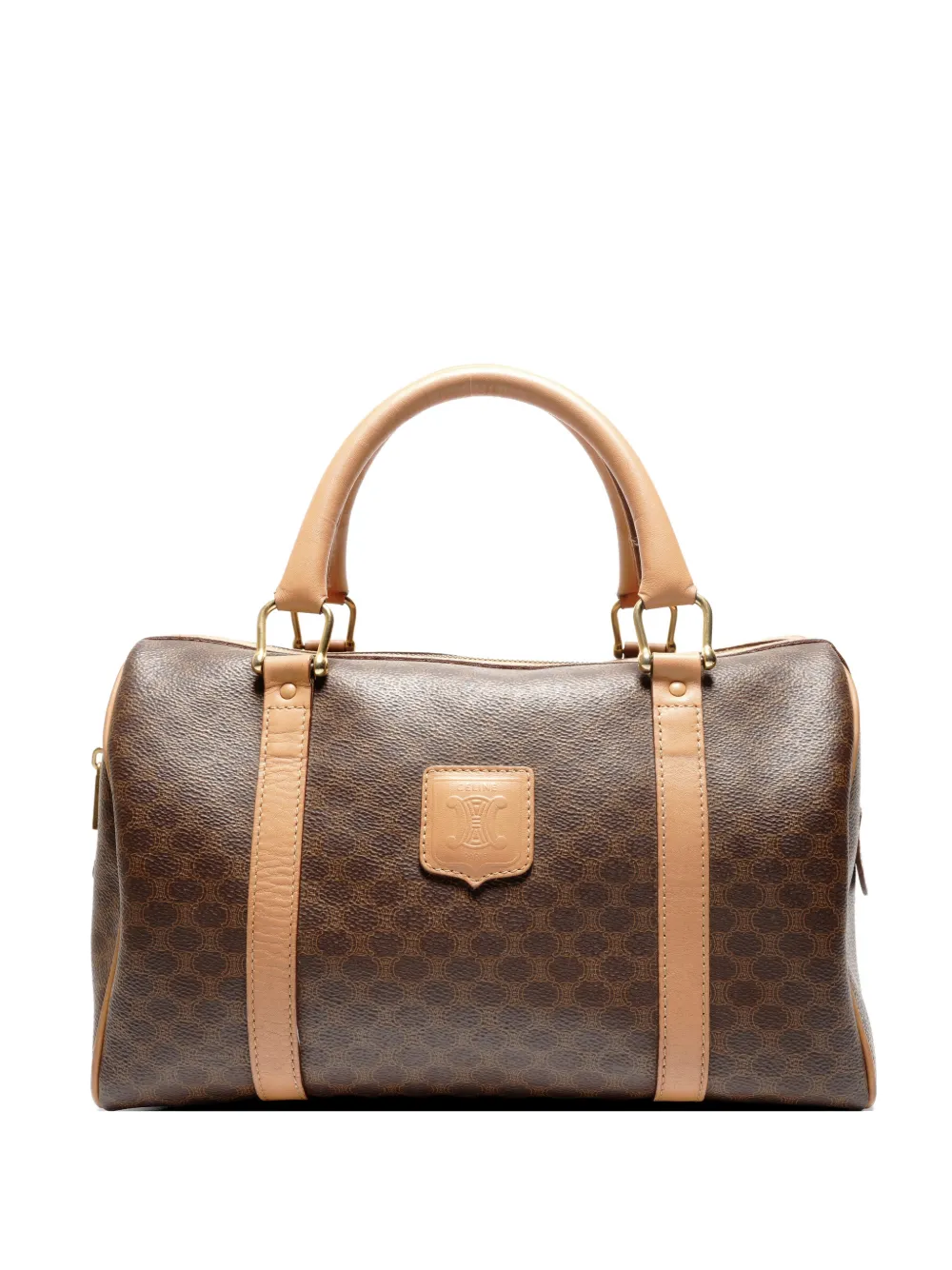 Celine Pre-Owned 2000s Macadam Boston bag - Marrone