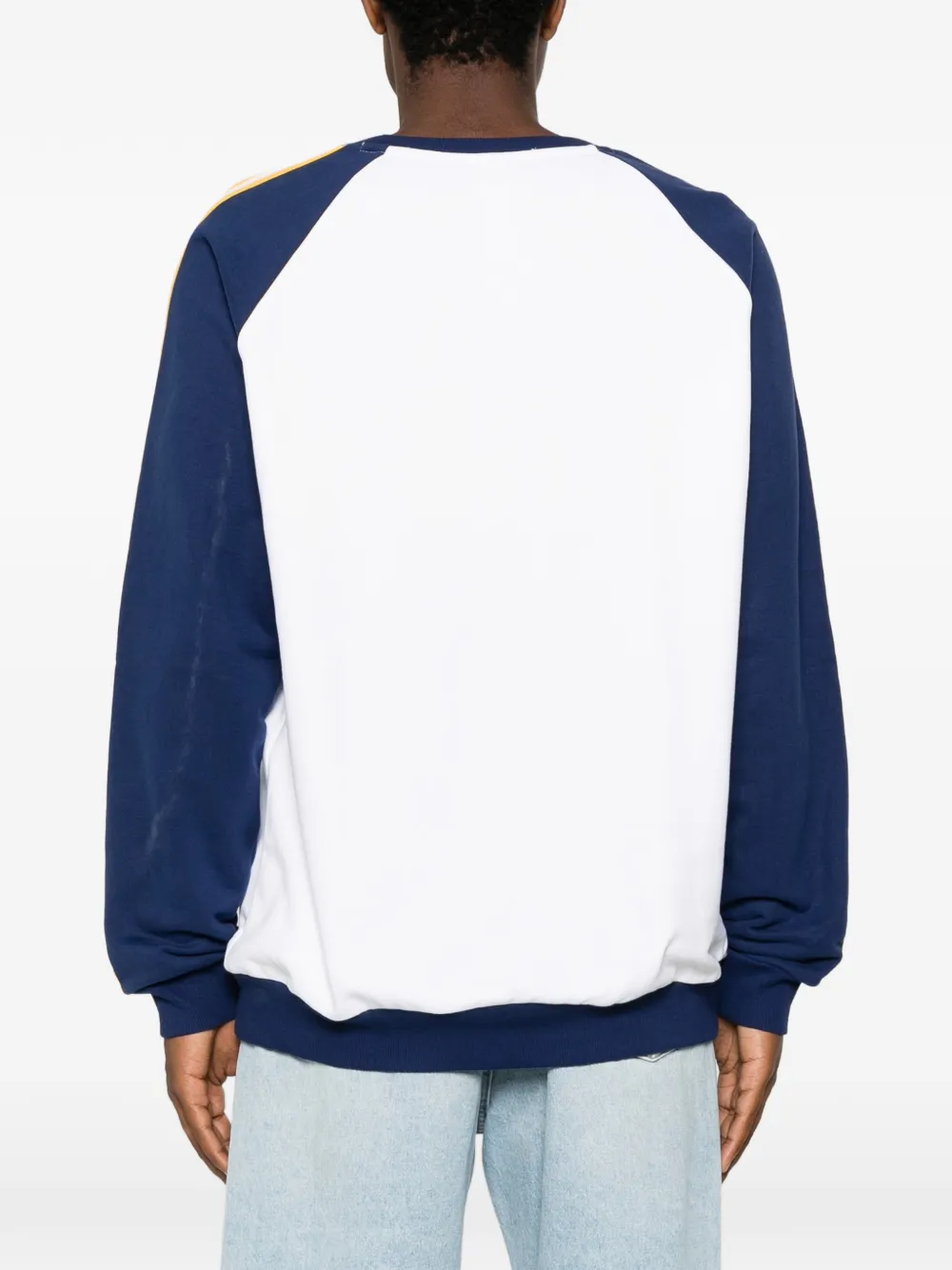 adidas Real OG sweater met raglan mouwen en streepdetail Wit