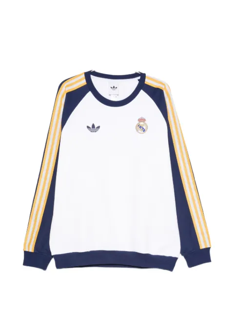 adidas Real OG raglan-sleeve stripe-detail sweatshirt