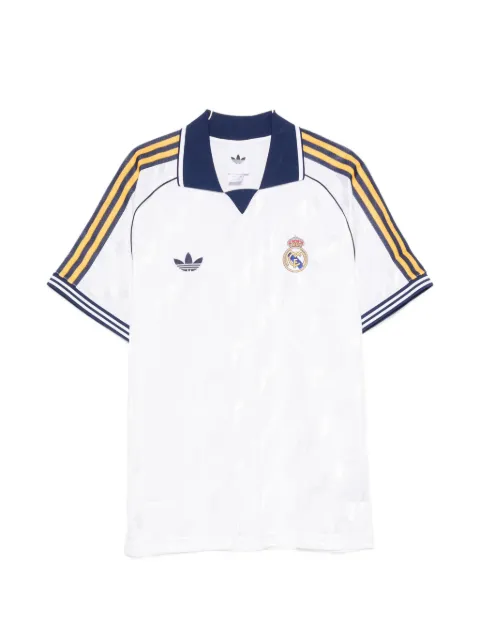 adidas Real OG logo-embroidered striped T-shirt