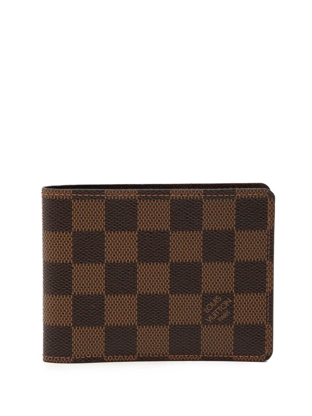 Louis Vuitton Pre-Owned 2011 Damier Ebene Slender Wallet small wallets - Brown
