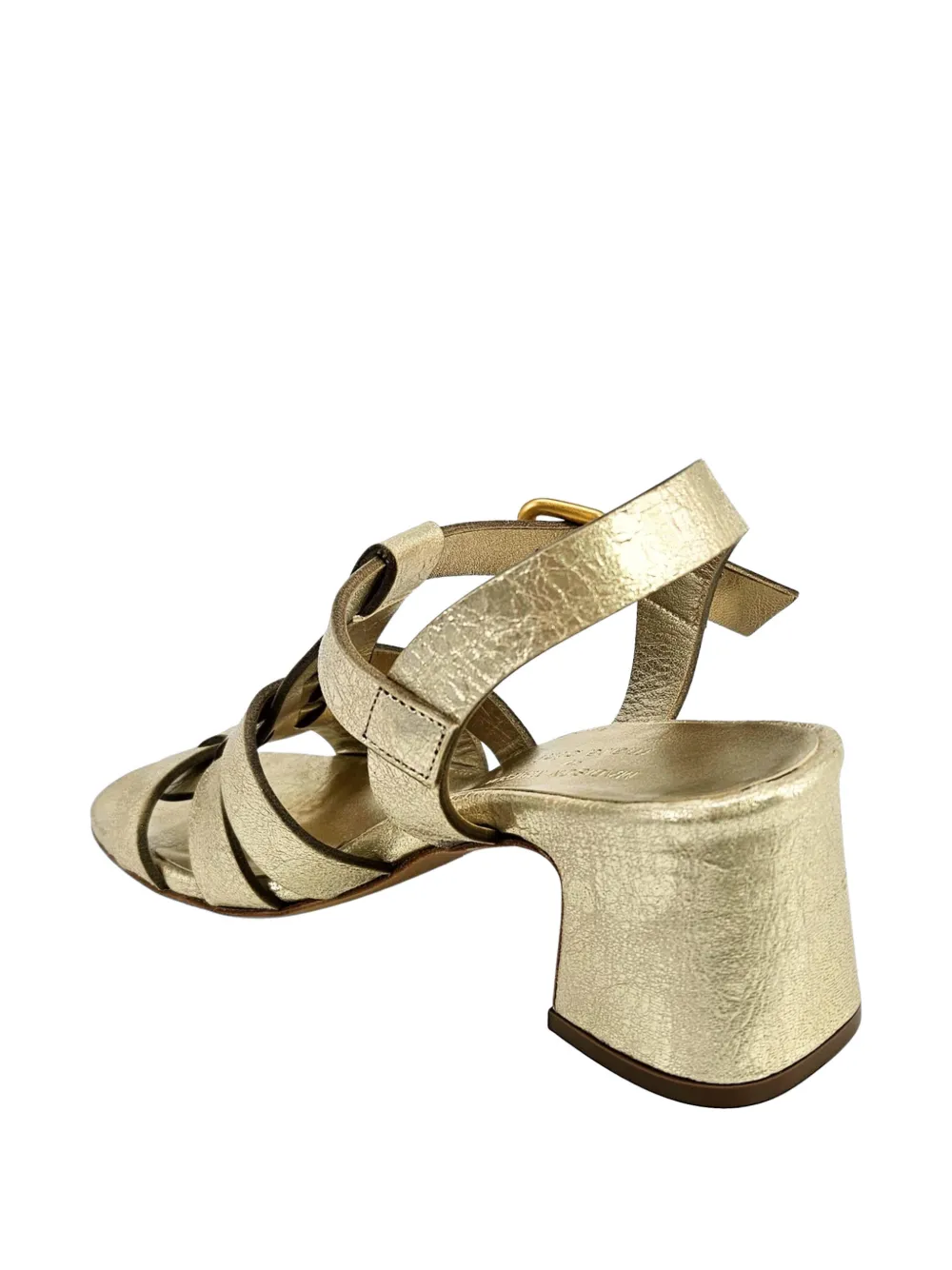 Madison.Maison gladiator block-heel sandals Goud