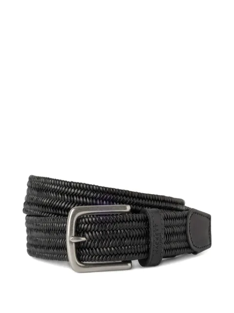 Hackett braided leather belt
