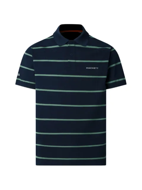 Hackett London striped short-sleeve polo shirt