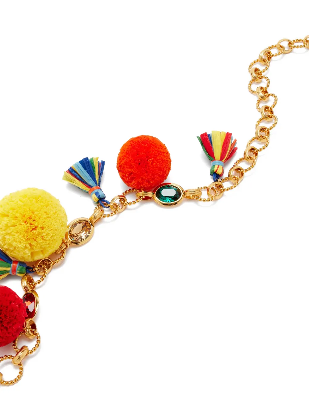 Dolce & Gabbana Schouderband met pompon en kwastje Goud