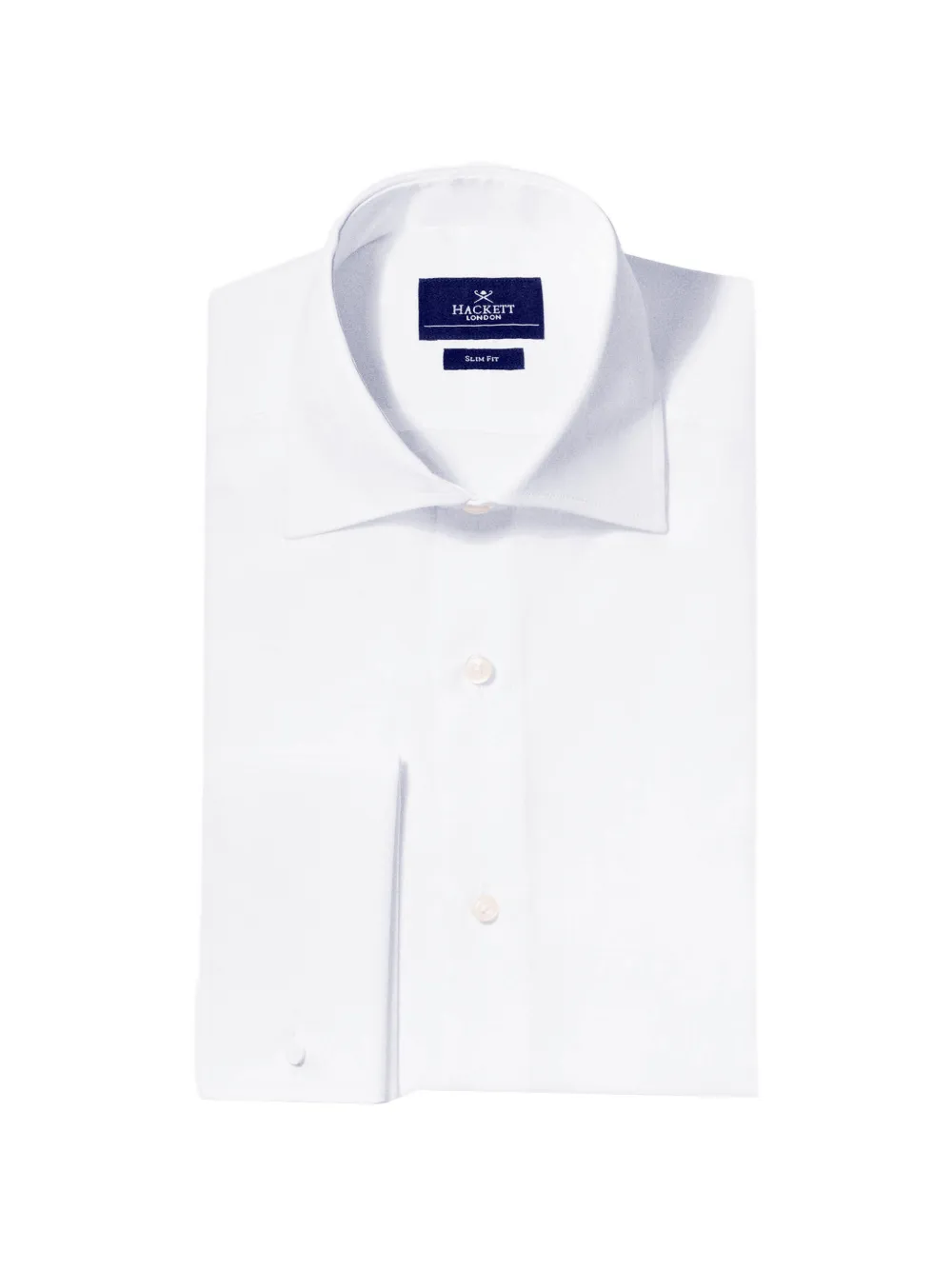 Hackett London Getailleerd overhemd Wit