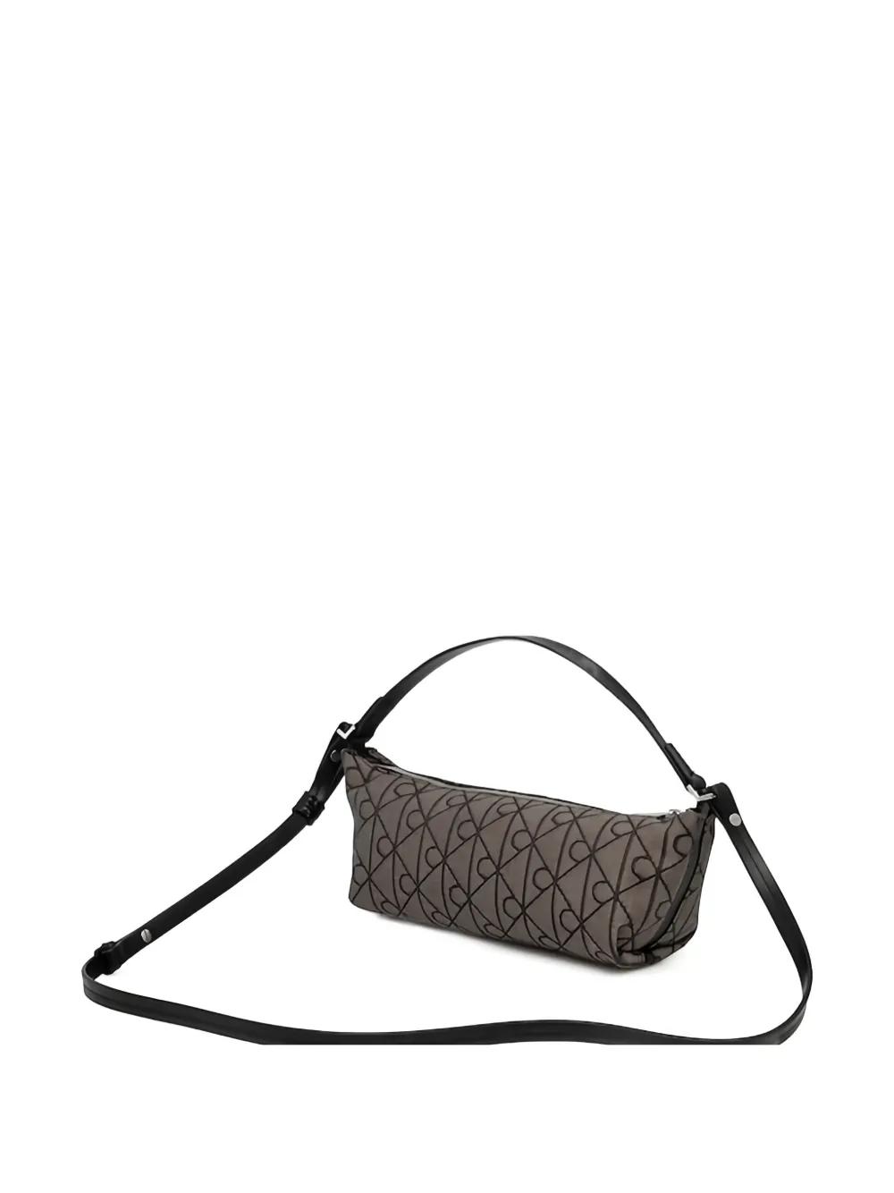 Calvin Klein Schoudertas met monogram-print Bruin