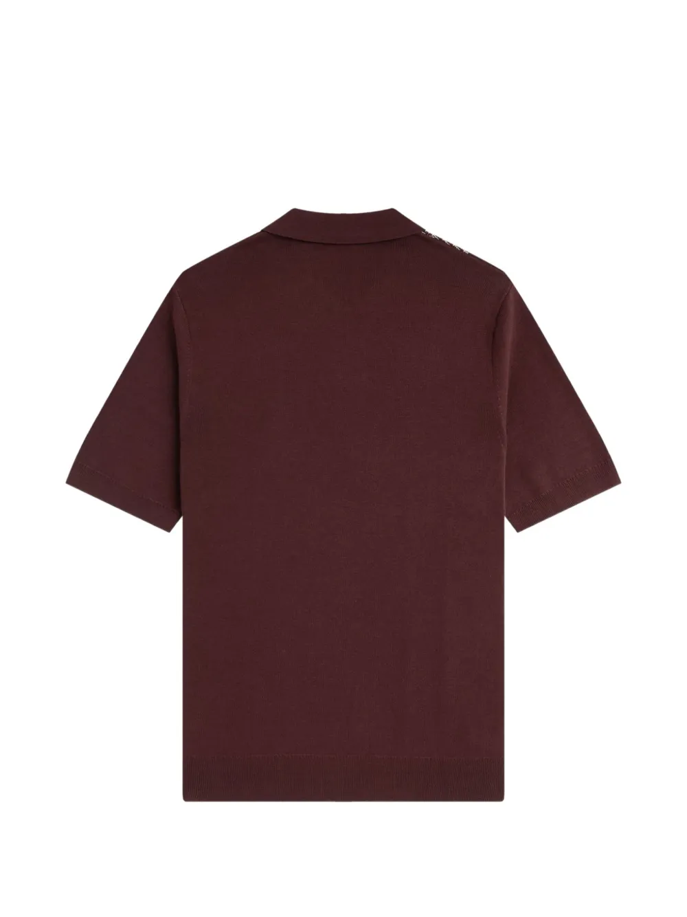  Fred Perry Polo Con Panel Estampado - Marrón 