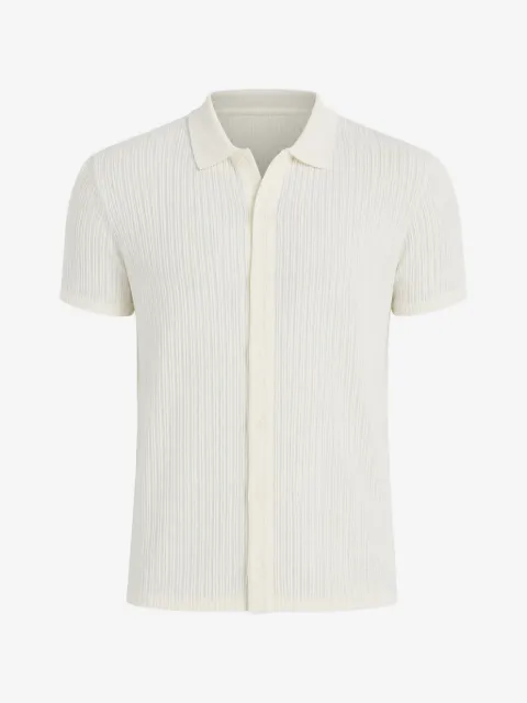 GUESS USA Olsen textured short-sleeve shirt