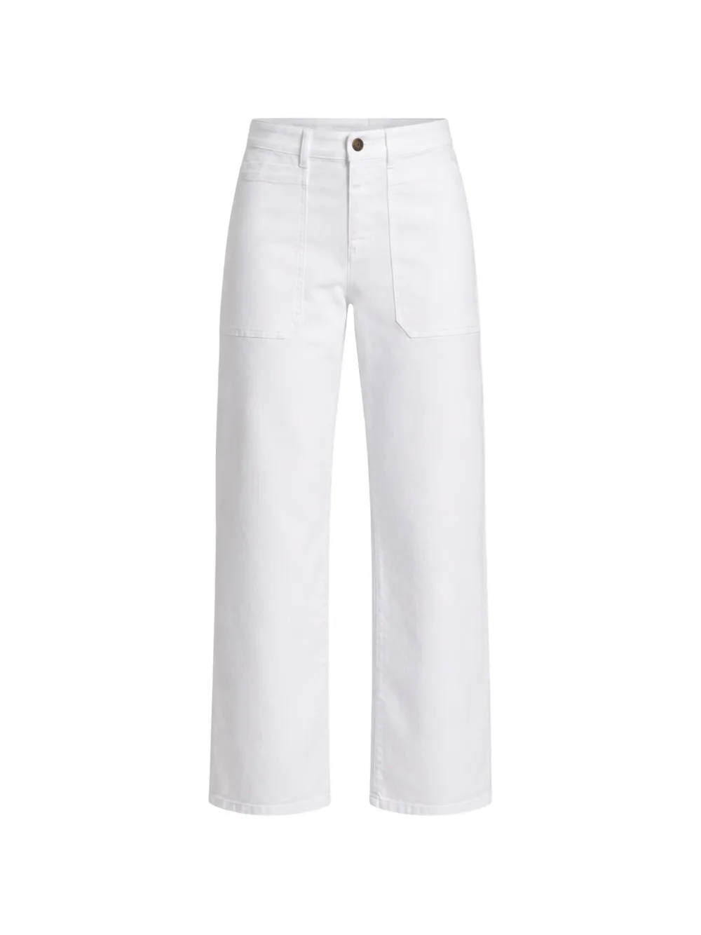 CIGALA'S Crop Fatigue straight-leg jeans - Bianco