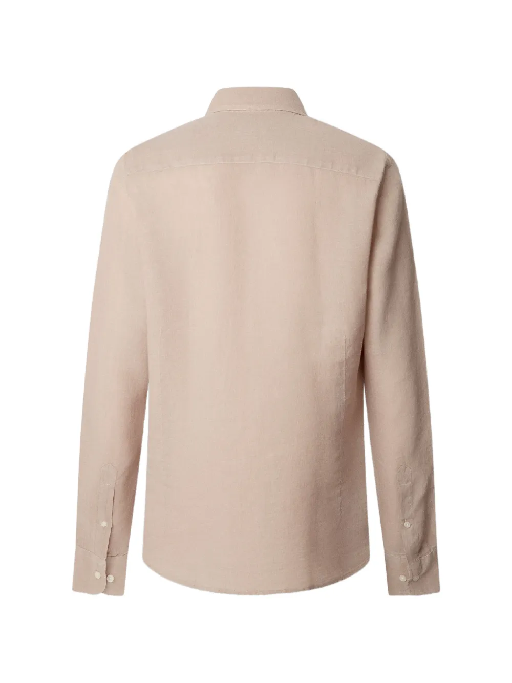 Hackett London Linnen overhemd Bruin