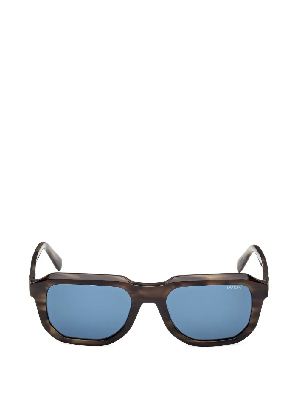 Guess Eyewear Square-frame Tinted Sunglasses In Brown