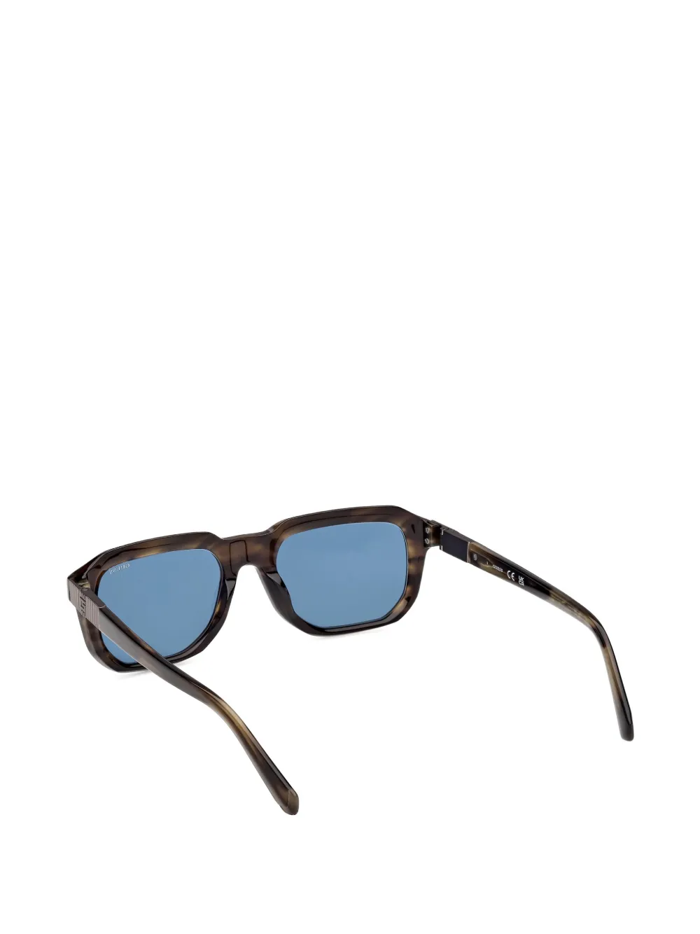 GUESS EYEWEAR Zonnebril met vierkant montuur Bruin