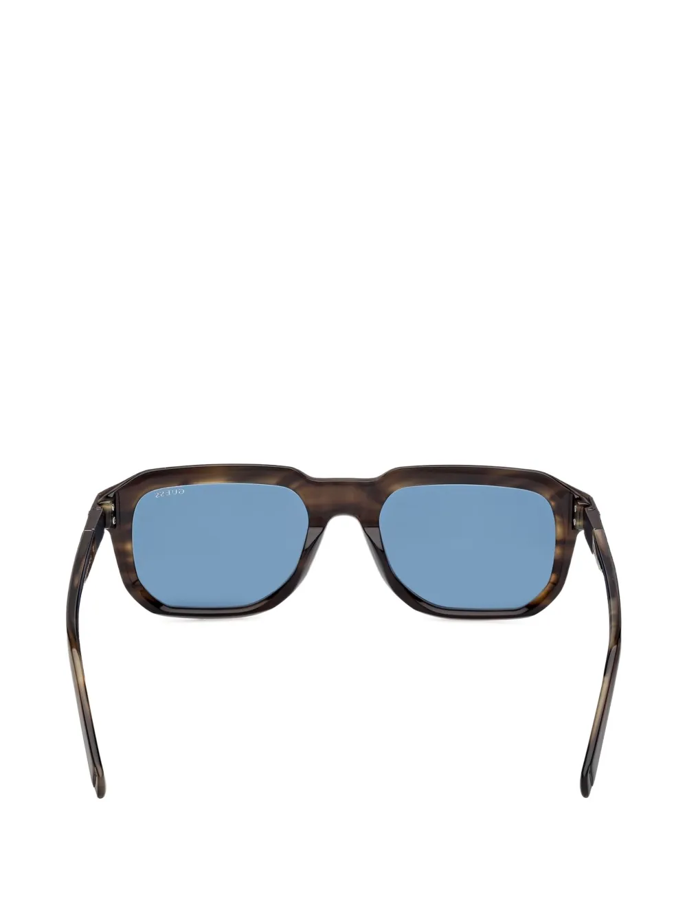 GUESS EYEWEAR Zonnebril met vierkant montuur Bruin