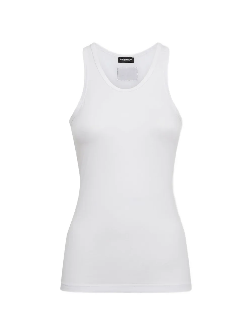 DSQUARED2 logo-patch tank top - Weiß