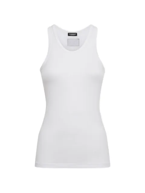 DSQUARED2 logo-patch tank top
