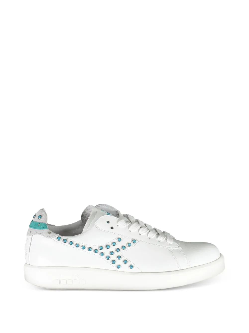 Diadora stud-embellished perforated sneakers