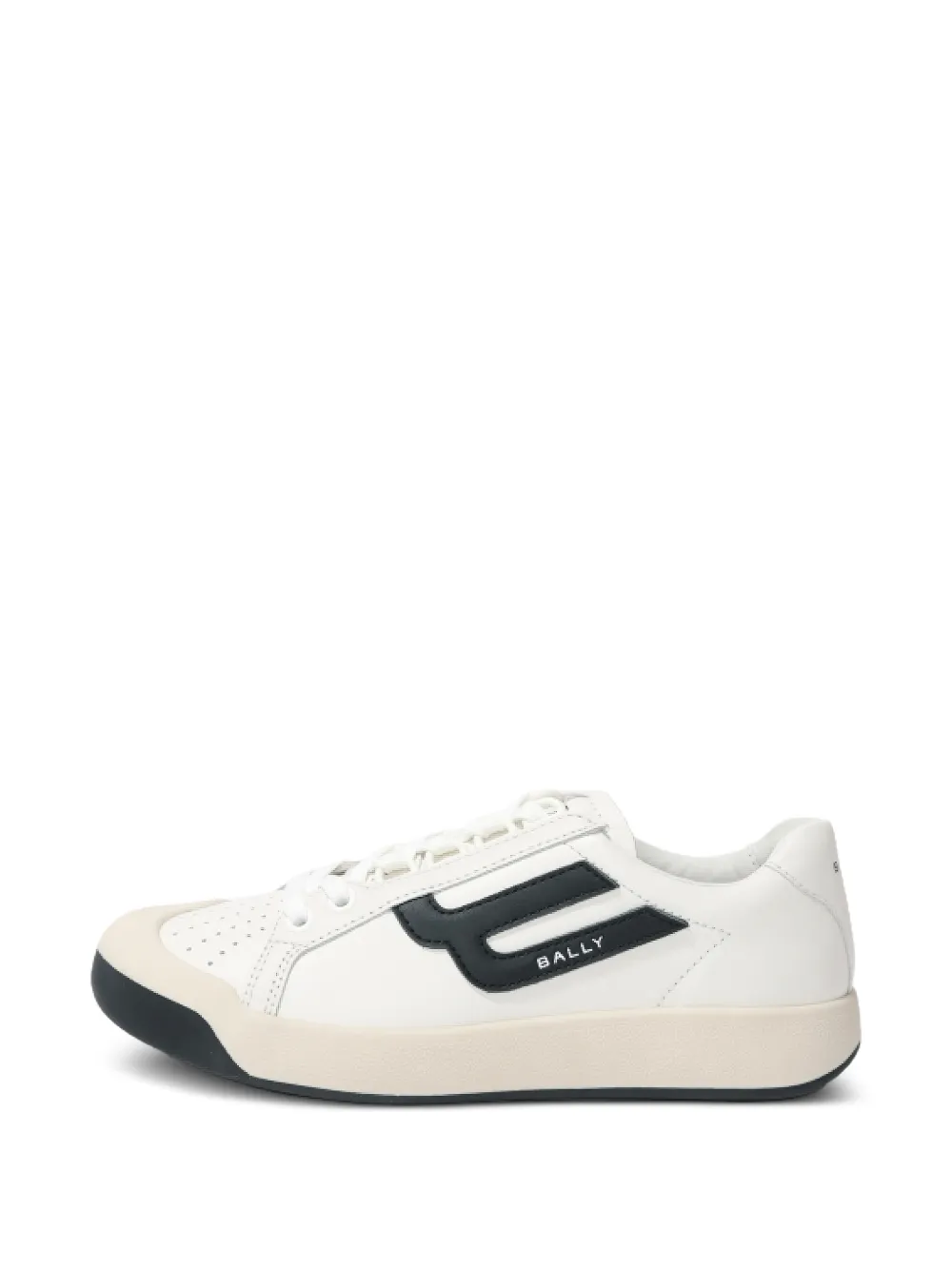Bally Competition logo-patch perforated sneakers Wit