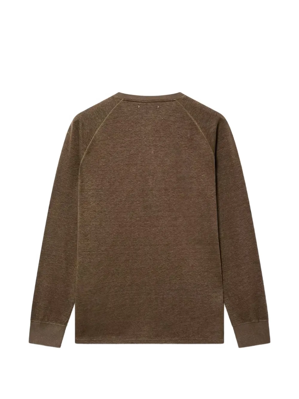  Golden Goose Sudadera Journey De Manga Raglán - Marrón 