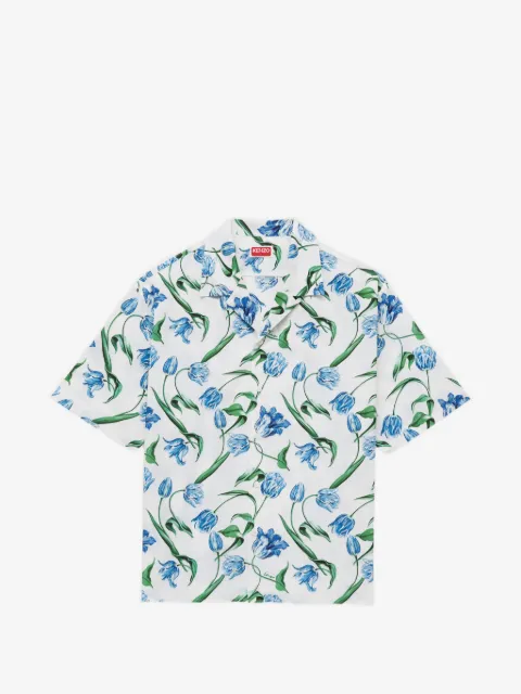 Kenzo floral-print short-sleeve shirt