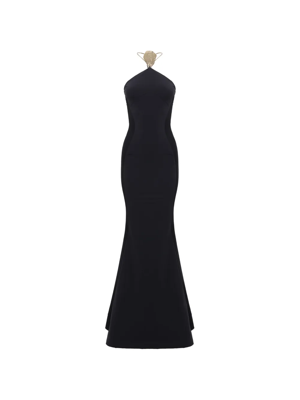 Danamé Neckholder-Kleid - Schwarz