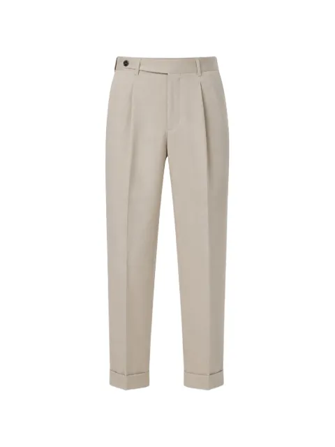 PT Torino pleated turn-up trousers
