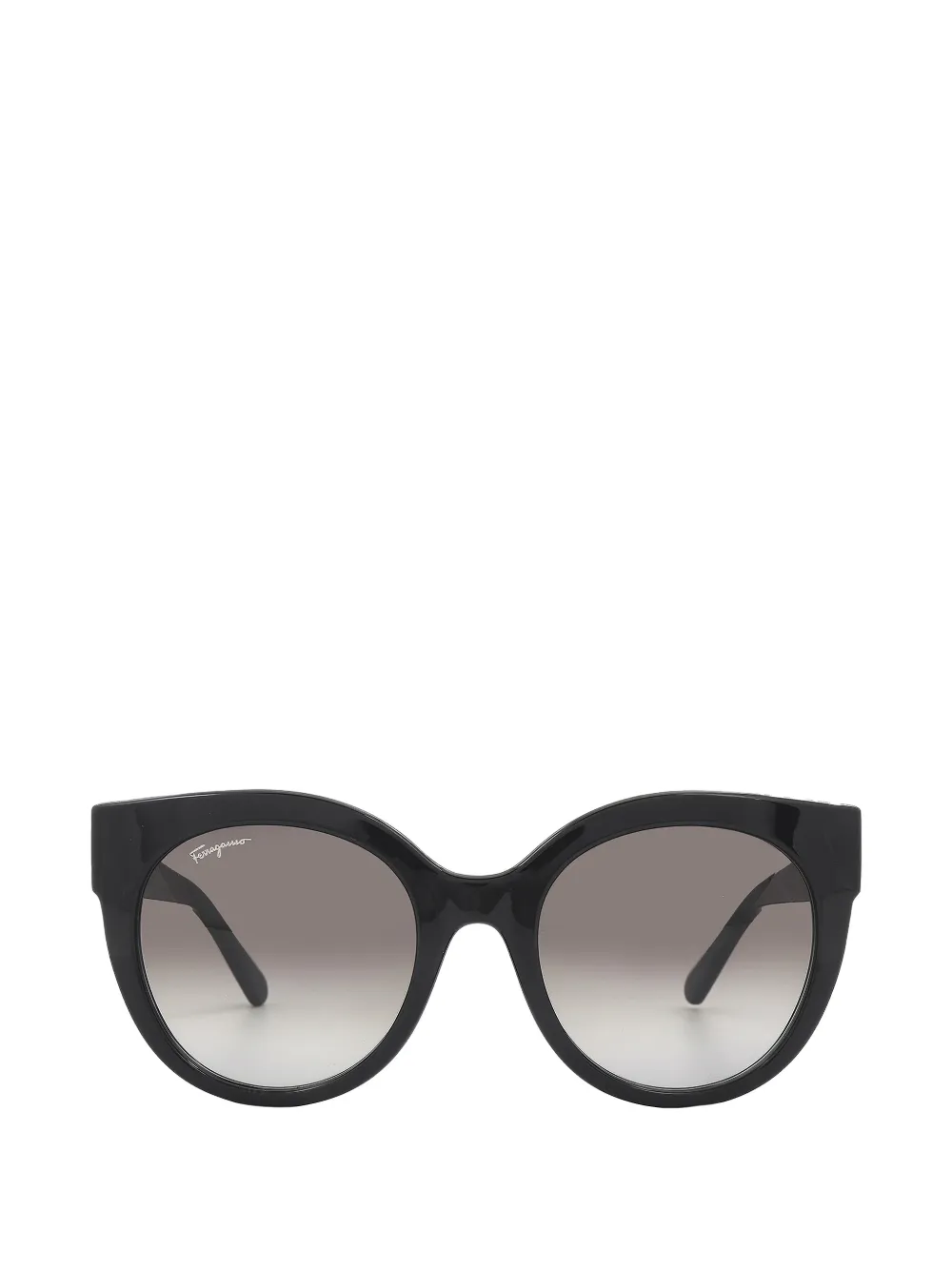 Ferragamo Eyewear round-frame sunglasses - Schwarz